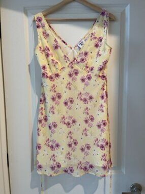 Princess Polly Nellie Mini Dress Yellow Floral